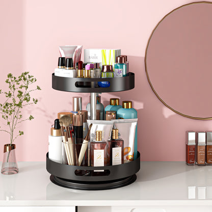 Organizer- Draaiplateau - 2 laags(Zwart) - Keuken organizers - Aanrecht Organiser